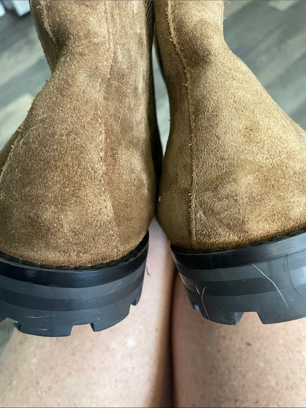 Steve Madden Men's Tan Suede Chukka Chelsea Boot